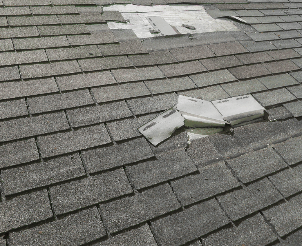 Can The Wind Damage My Pittsburgh Roof: lost shingles