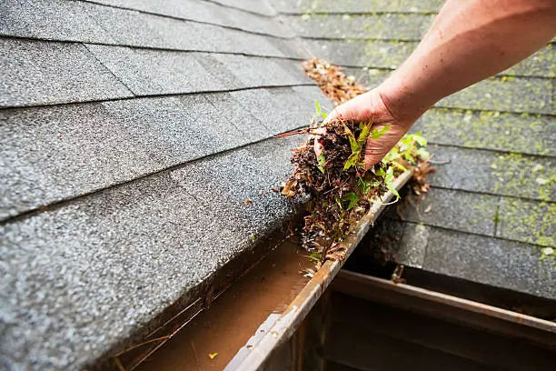 how to clean gutter downspout